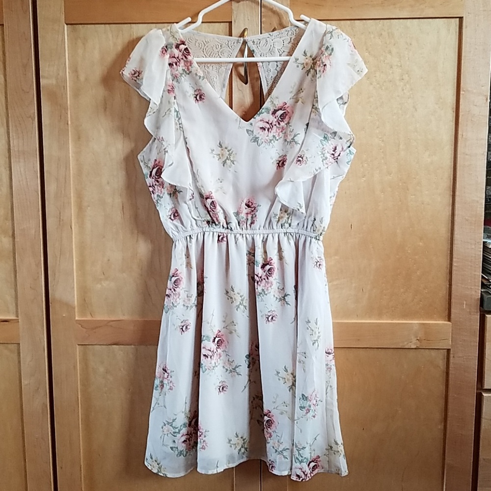 Floral Dress with detailed back